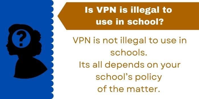 VPN Illegal to use In School