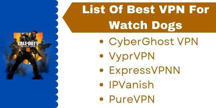 List of Best VPN for Watch Dogs